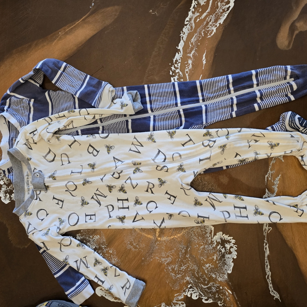 Carter's Baby Pajama Set - Blue and White